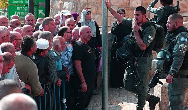الاحتلال يمنع المصلين من دخول الأقصى ويصيب شابين في جنين