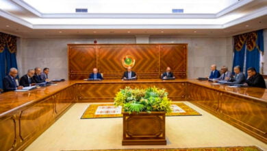 الرئيس يجتمع مع أعضاء المكتب التنفيذي لنادي القضاة الموريتانيين