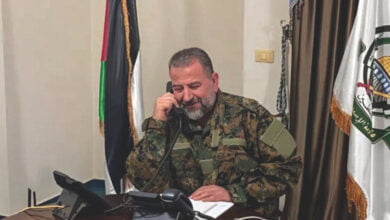 غضب شعبي ورسمي في الضفة الغربية بعد اغتيال العاروري