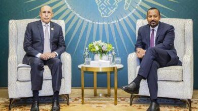 الرئيس غزواني يجتمع مع رئيس الوزراء الإثيوبي