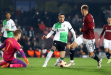 ليفربول يكتسح سبارتا براغ وروما يصعق برايتون في الدوري الأوروبي