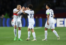 سان جيرمان يهزم برشلونة ويواجه دورتموند في نصف نهائي دوري أبطال أوروبا