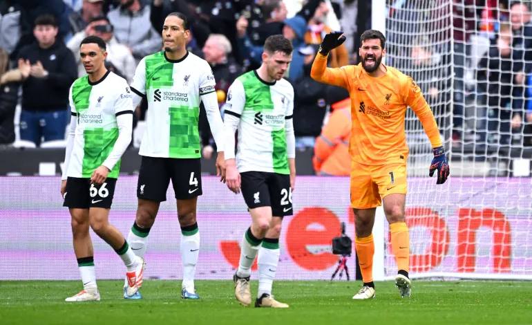 ليفربول يتعادل مع ويستهام ويخسر حظوظه عمليا في المنافسة على البريميرليغ