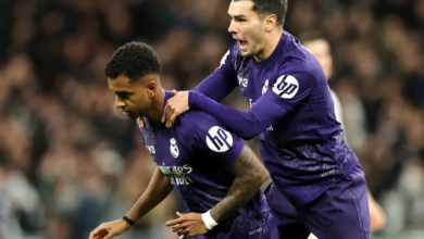 أهداف رودريغو المزدوجة تفوز بالنقاط لصالح ريال مدريد ضد بيلباو في الليغا الإسبانية