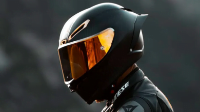 شاشة في خوذة ترفع مستوى الأمان بالدراجة النارية