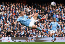 هالاند يحرز 4 أهداف ليقود مانشستر سيتي للتتويج بلقب الدوري الإنجليزي