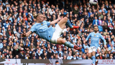 هالاند يحرز 4 أهداف ليقود مانشستر سيتي للتتويج بلقب الدوري الإنجليزي