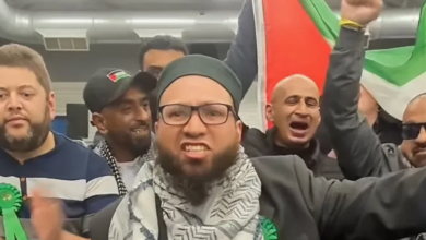 مرشح بريطاني يهتف لغزة بعد فوزه بانتخابات محلية