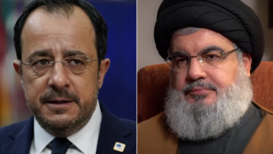رئيس قبرص يرد على تهديد نصر الله