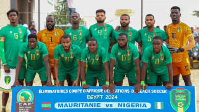 موريتانيا تتأهل لبطولة إفريقيا لكرة القدم الشاطئية 
