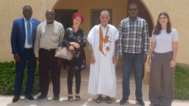 النائب و العمدة القاسم بلال،يستقبل وفدا من " مشروع بذور المواطنة"