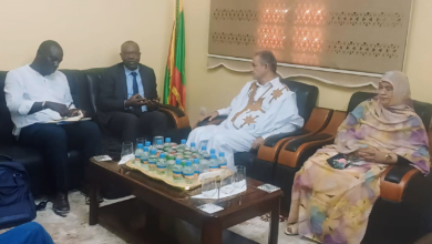 إستقبل النائب والعمدة القاسم ولد بلالي زوال اليوم في القصر البلدي المدير العام الجديد للوكالة الفرنسية للتنمية بموريتانيا