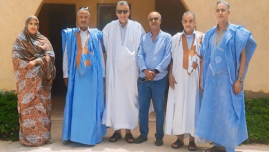 نائب وعمدة بلدية انواذيبو يستقبل وفدا من الاتحادية الوطنية للصيد