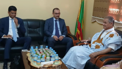 نائب و عمدة انواذيبو يستقبل المدير العام لبنك الاتحاد الجزائري