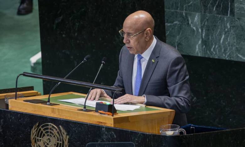 محمد ولد الغزواني: مواجهة التحديات العالمية تتطلب تعاوناً جماعياً لتحقيق التنمية المستدامة