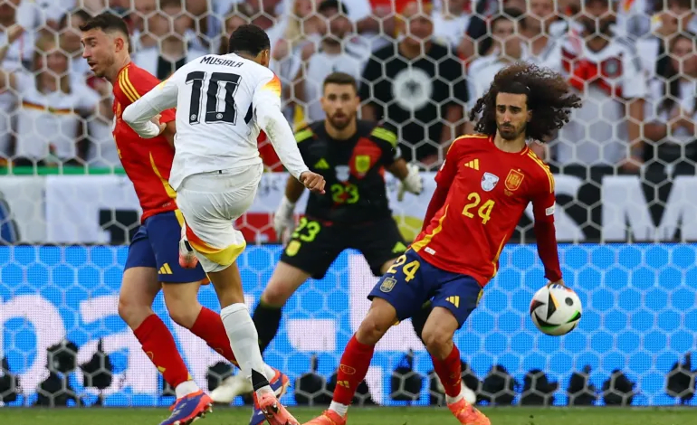 اليويفا يعترف بخطأ تحكيمي في مباراة ألمانيا وإسبانيا بكأس أوروبا 2024