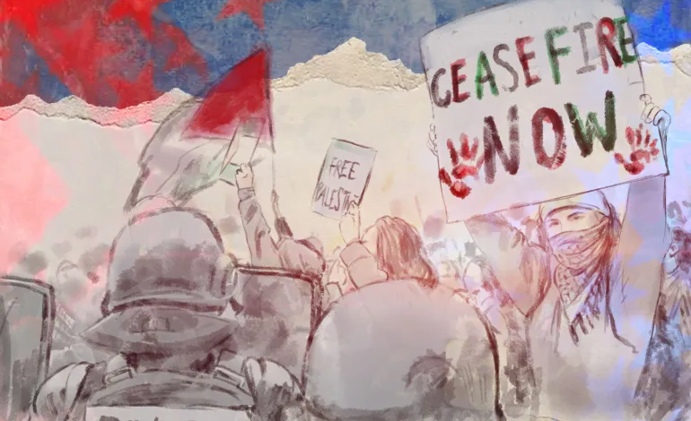 تصاعد الحراك الطلابي في جامعة كولومبيا: تظاهرات واحتجاجات تضامناً مع فلسطين