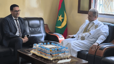 عمدة انواذيبو يستقبل القنصل العام للمملكة المغربية