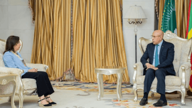 الرئيس محمد ولد الشيخ الغزواني يجري مباحثات مع وزيرة الدفاع الإسبانية