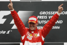 مايكل شوماخر يظهر علنًا لأول مرة منذ 11 عامًا في حفل زفاف ابنته