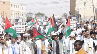 سكان نواكشوط ينظمون مسيرة تضامنية مع غزة