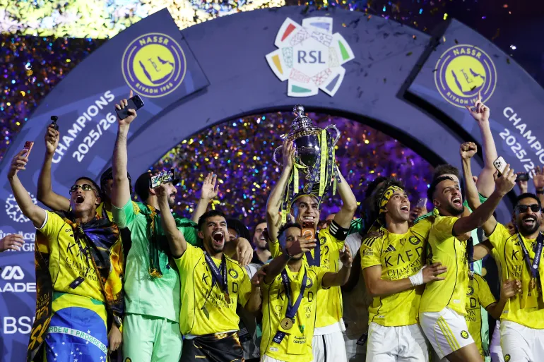 رونالدو يقود النصر إلى أول لقب دوري في السعودية ويعيد تشكيل مشهد الكرة في المملكة
