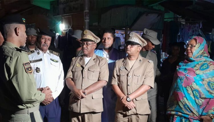 والي الحوض الغربي يتفقد السوق المركزي في لعيون لتأمين حركة المواطنين خلال عيد الأضحى
