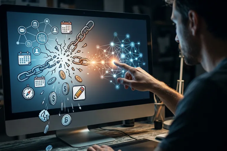 هل يلتهم الذكاء الاصطناعي نموذج البرمجيات التقليدي؟ مؤشرات على تحول تاريخي في صناعة التقنية