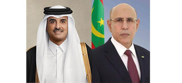 الرئيس الموريتاني يعزي أمير قطر في وفاة الأمير الوالد الشيخ حمد بن خليفة آل ثاني