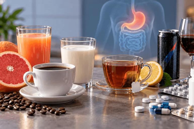 القهوة والحليب والعصائر.. مشروبات قد تغيّر مفعول بعض الأدوية